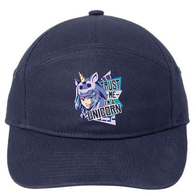 Trust Me I Am A Unicorn 7-Panel Snapback Hat
