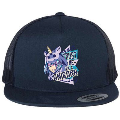 Trust Me I Am A Unicorn Flatbill Hat