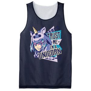 Trust Me I Am A Unicorn Mesh Reversible Basketball Jersey Tank