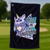Trust Me I Am A Unicorn Golf Towel