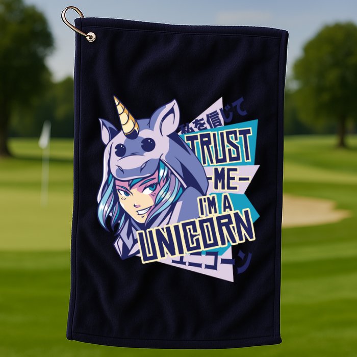 Trust Me I Am A Unicorn Golf Towel