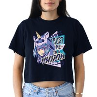 Trust Me I Am A Unicorn Crop Top