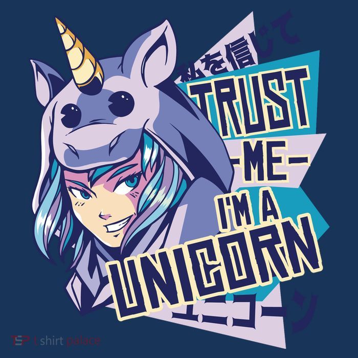 Trust Me I Am A Unicorn Short Acrylic Beanie
