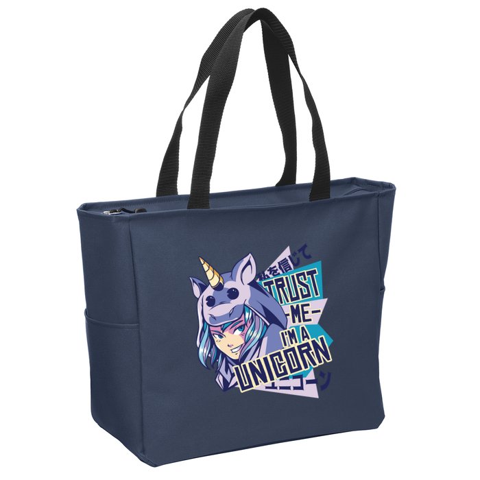 Trust Me I Am A Unicorn Zip Tote Bag