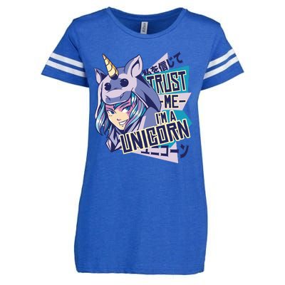 Trust Me I Am A Unicorn Enza Ladies Jersey Football T-Shirt