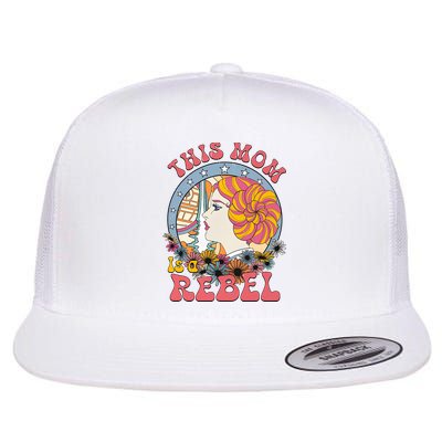 This Mom Is A Rebel Mom Mothers Day Flatbill Hat