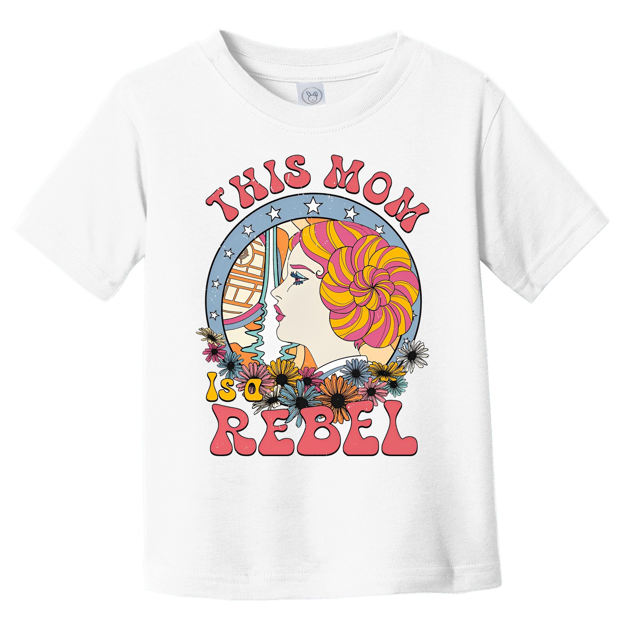This Mom Is A Rebel Mom Mothers Day Toddler T-Shirt