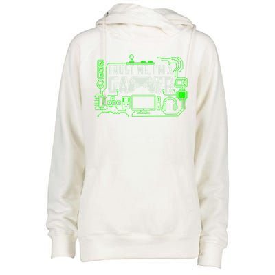 Trust Me Im A Gamer Gift Womens Funnel Neck Pullover Hood