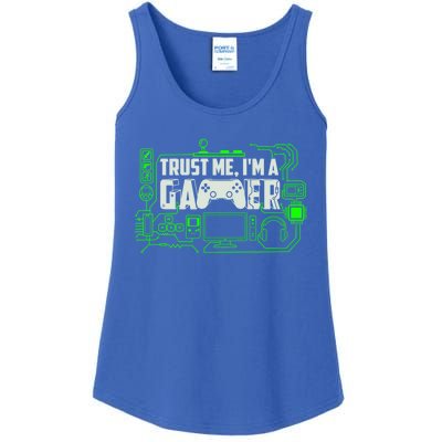 Trust Me Im A Gamer Gift Ladies Essential Tank