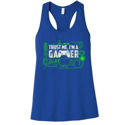 Trust Me Im A Gamer Gift Women's Racerback Tank