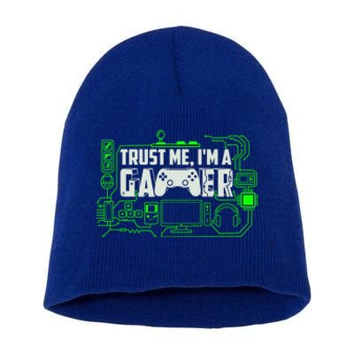 Trust Me Im A Gamer Gift Short Acrylic Beanie