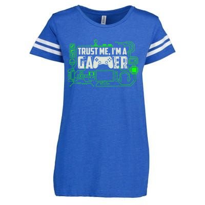 Trust Me Im A Gamer Gift Enza Ladies Jersey Football T-Shirt