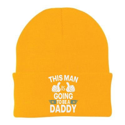 This Man Is Going To Be A Daddy First Father's Day Knit Cap Winter Beanie