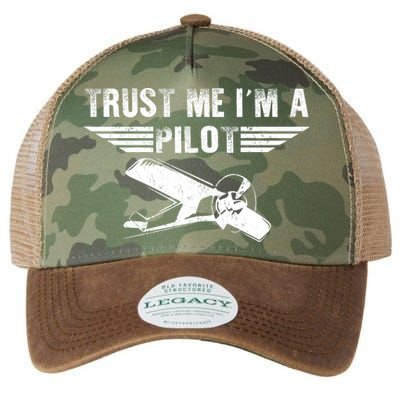 Trust Me Im A Pilot Legacy Tie Dye Trucker Hat