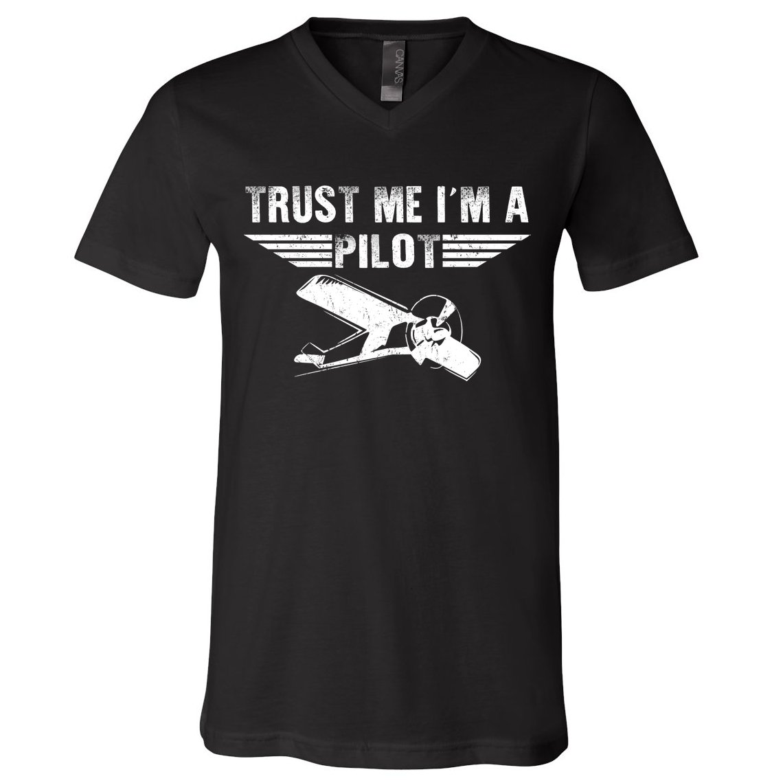 Trust Me Im A Pilot V-Neck T-Shirt