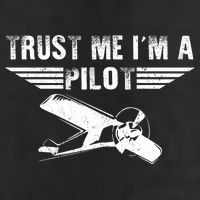 Trust Me Im A Pilot Large Microfiber Waffle Golf Towel