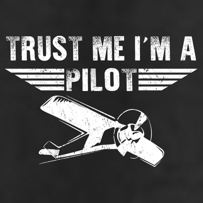 Trust Me Im A Pilot Large Microfiber Waffle Golf Towel