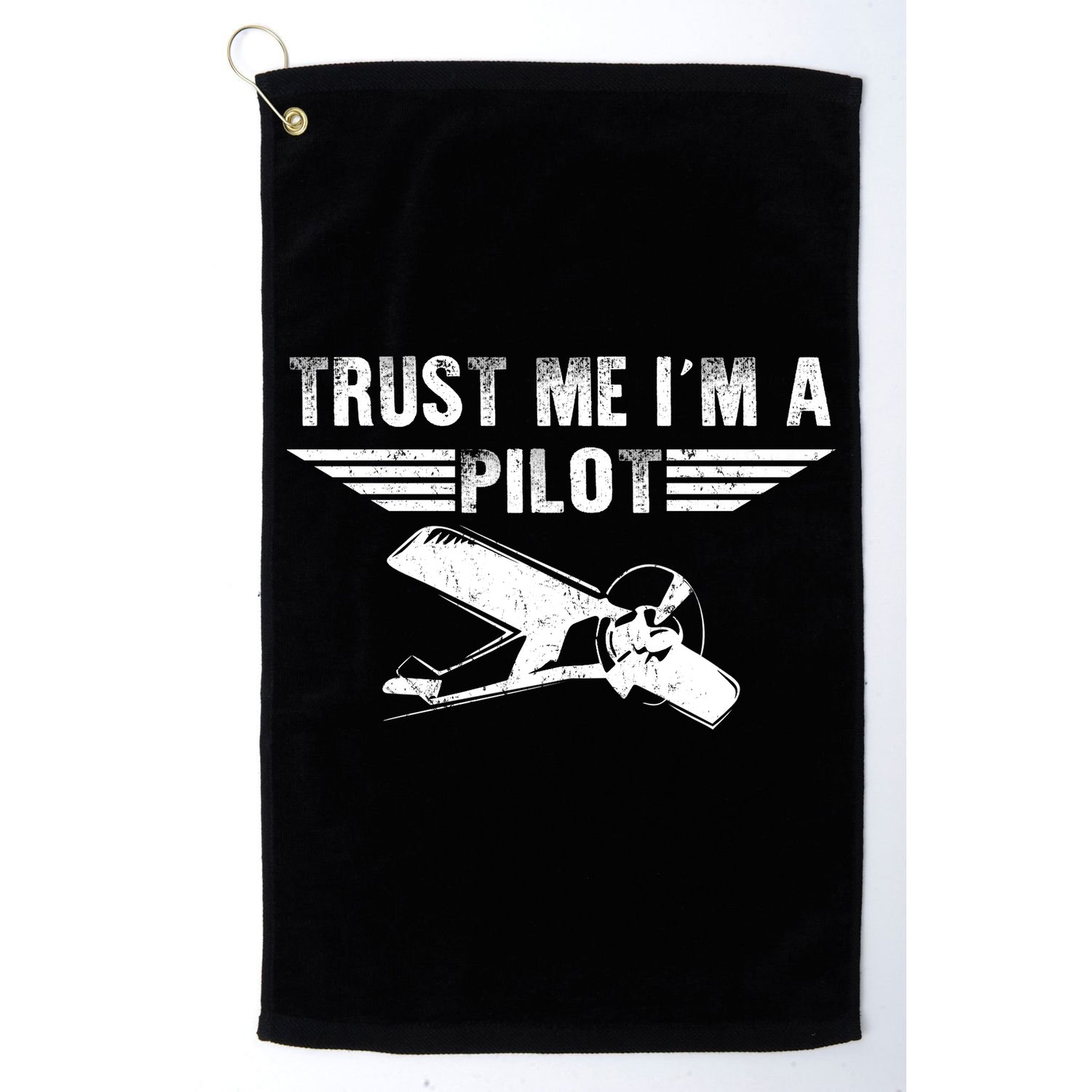 Trust Me Im A Pilot Golf Towel
