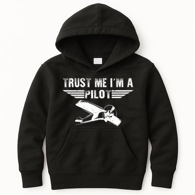 Trust Me Im A Pilot Kids Hoodie