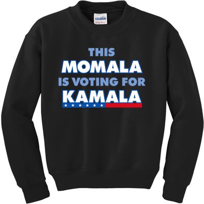 This Momala Is Voting For Kamala Kids Sweatshirt