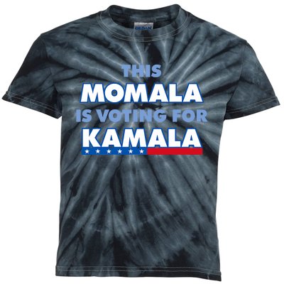 This Momala Is Voting For Kamala Kids Tie-Dye T-Shirt