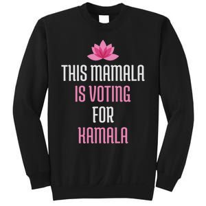 This Mamala Is Voting For Kamala Harris 2024 Lotus Flower Sweatshirt