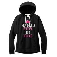 This Mamala Is Voting For Kamala Harris 2024 Lotus Flower Women's Fleece Hoodie