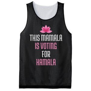 This Mamala Is Voting For Kamala Harris 2024 Lotus Flower Mesh Reversible Basketball Jersey Tank