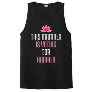 This Mamala Is Voting For Kamala Harris 2024 Lotus Flower PosiCharge Competitor Tank