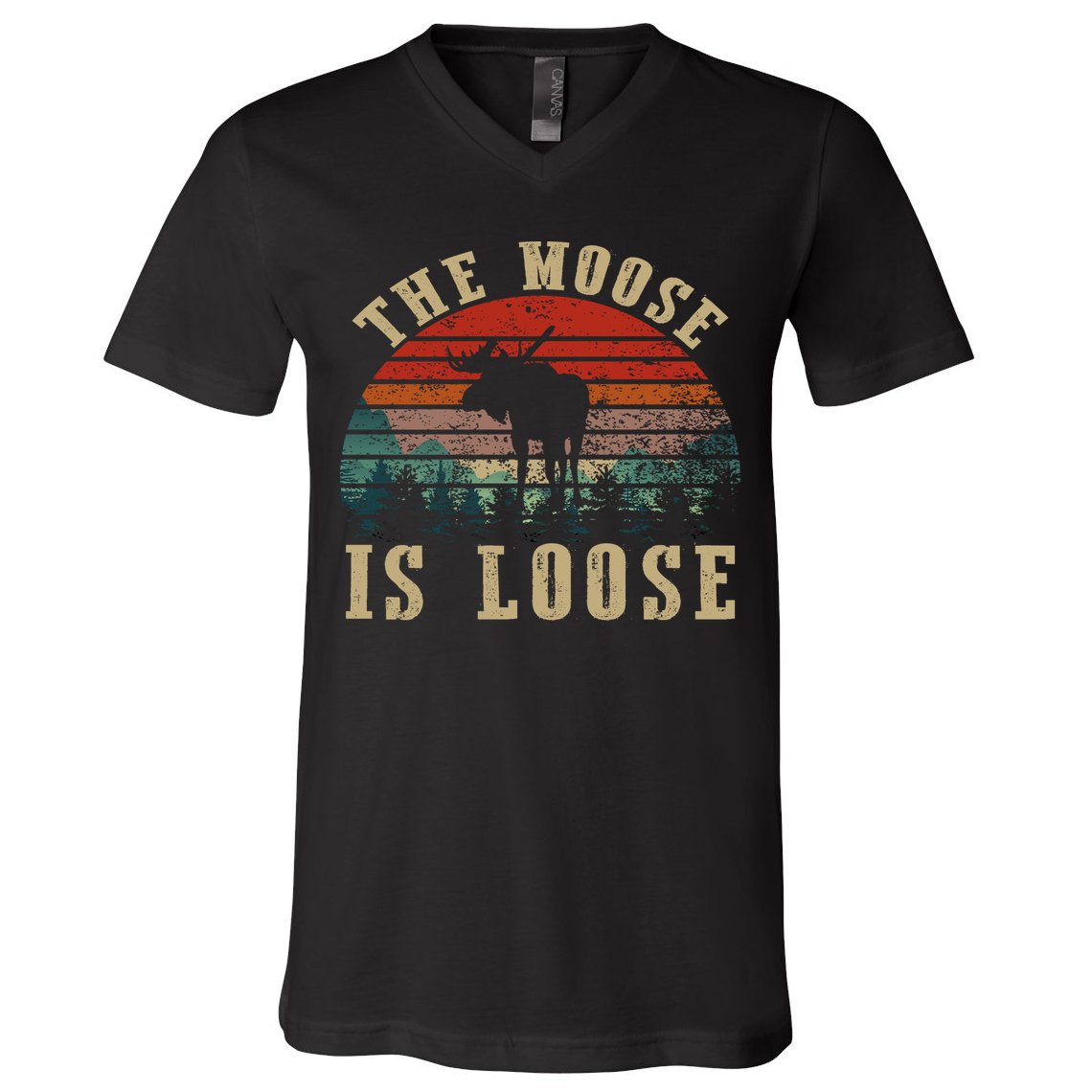 The Moose Is Loose V-Neck T-Shirt