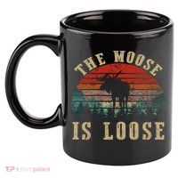 The Moose Is Loose 11oz C Handle Ceramic Mug
