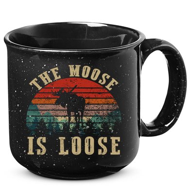 The Moose Is Loose 15oz Campfire Ceramic Mug