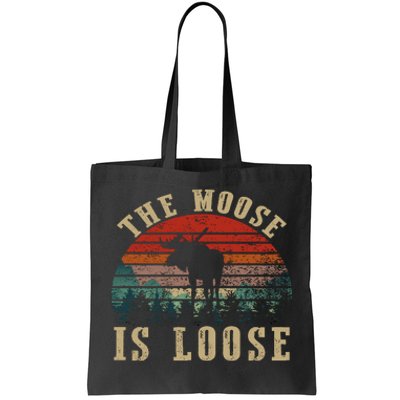 The Moose Is Loose Tote Bag