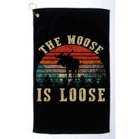 The Moose Is Loose Golf Towel