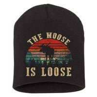 The Moose Is Loose Short Acrylic Beanie