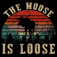 The Moose Is Loose Short Acrylic Beanie