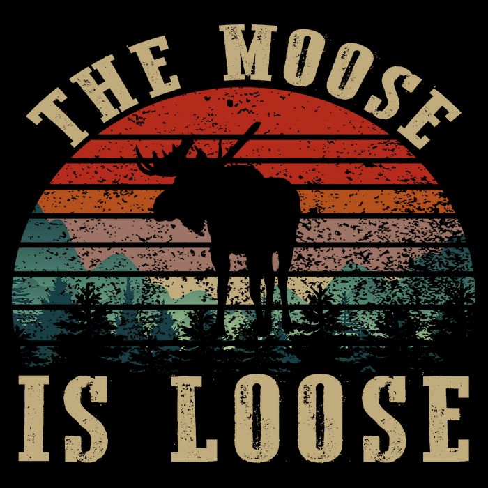 The Moose Is Loose Short Acrylic Beanie
