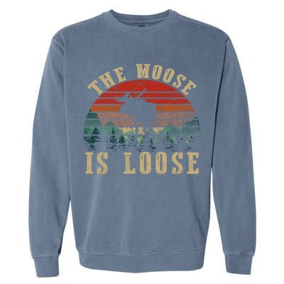 The Moose Is Loose Garment-Dyed Sweatshirt