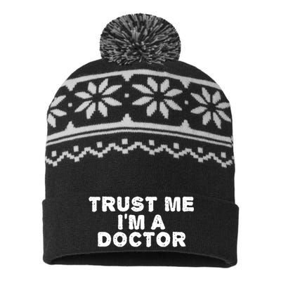 TRUST ME I'M A DOCTOR Shirt Funny Medical School Gift Idea USA-Made Snowflake Beanie