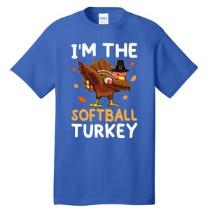 Thanksgiving Matching IM The Baseball Turkey Gift Tall T-Shirt