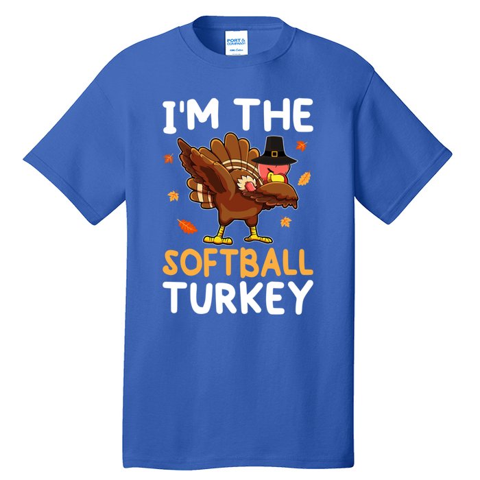 Thanksgiving Matching IM The Baseball Turkey Gift Tall T-Shirt