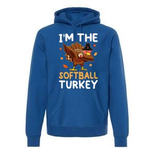 Thanksgiving Matching IM The Baseball Turkey Gift Premium Hoodie