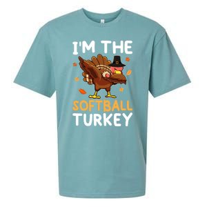 Thanksgiving Matching IM The Baseball Turkey Gift Sueded Cloud Jersey T-Shirt