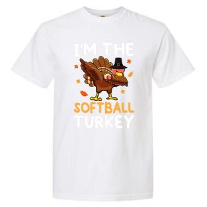 Thanksgiving Matching IM The Baseball Turkey Gift Garment-Dyed Heavyweight T-Shirt