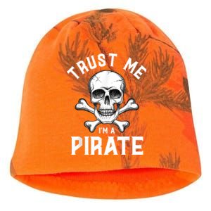 Trust Me Im A Pirate Funny Skull Crossbones Freebooter Kati - Camo Knit Beanie