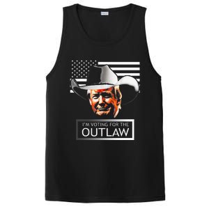 Trump Maga IM Voting For The Outlaw And The Hillbilly 2024 PosiCharge Competitor Tank