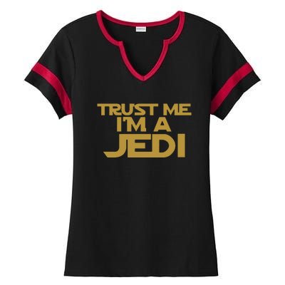 Trust ME I'M A JEDI Ladies Halftime Notch Neck Tee