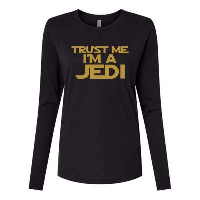 Trust ME I'M A JEDI Womens Cotton Relaxed Long Sleeve T-Shirt