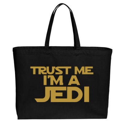 Trust ME I'M A JEDI Cotton Canvas Jumbo Tote