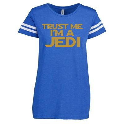 Trust ME I'M A JEDI Enza Ladies Jersey Football T-Shirt